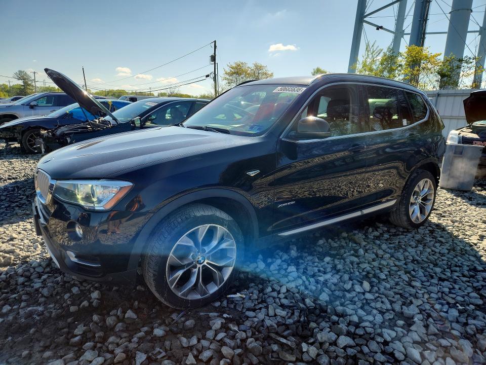 2017 BMW X3 — VIN 5UXWX9C51H0T13909