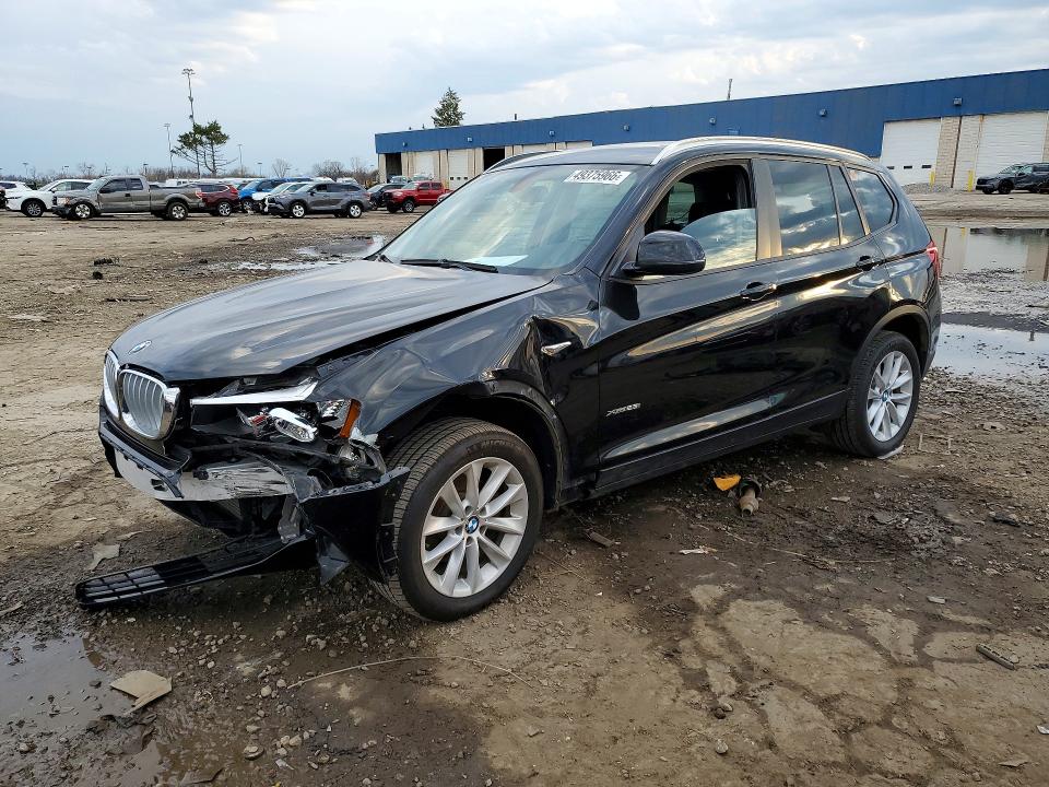 2017 BMW X3 — VIN 5UXWX9C36H0W73952