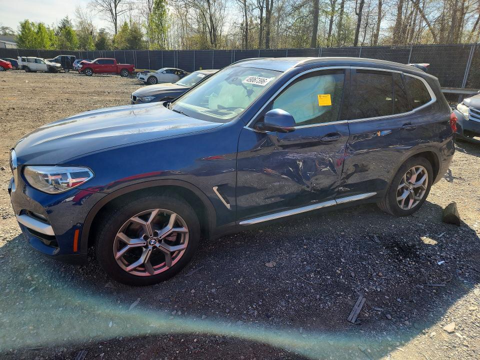 2021 BMW X3 — VIN 5UXTY5C03M9G79974