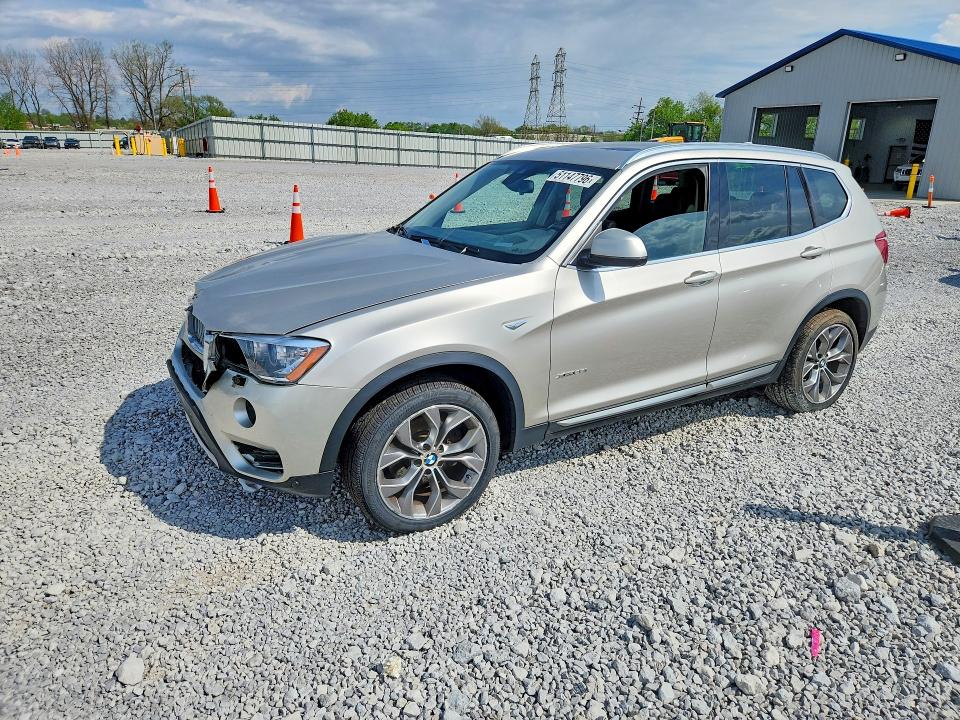 2016 BMW X3 — VIN 5UXWX9C53G0D84787