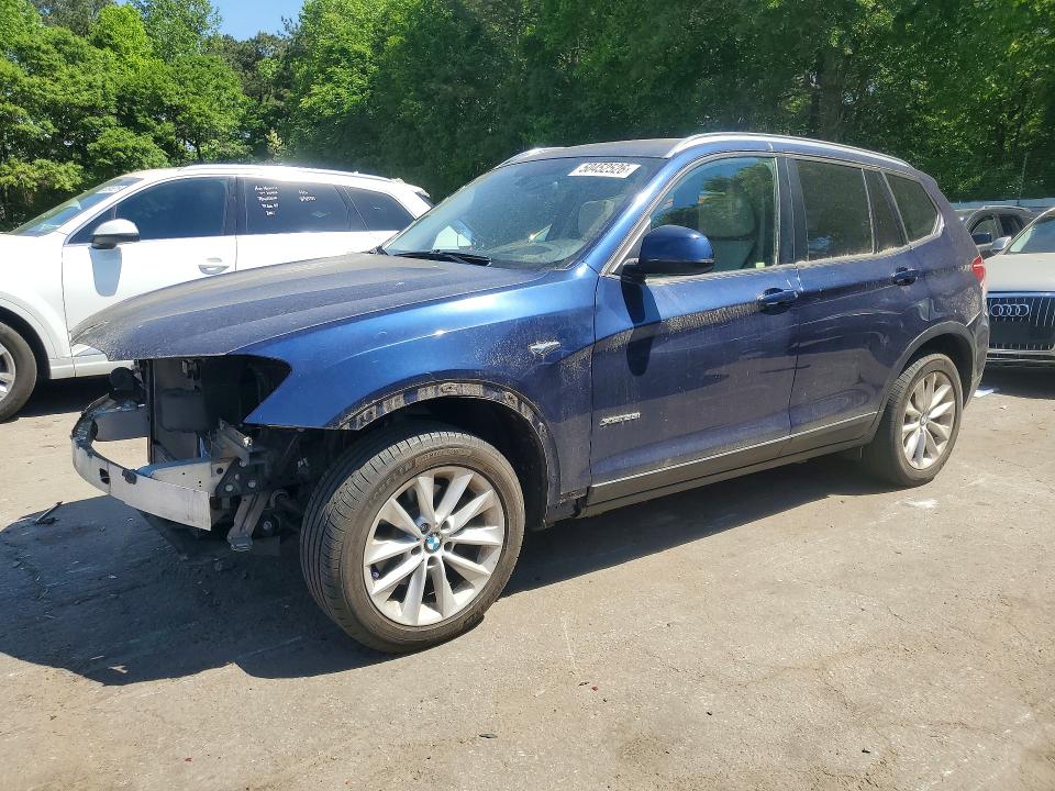 2016 BMW X3 — VIN 5UXWX9C59G0D68531