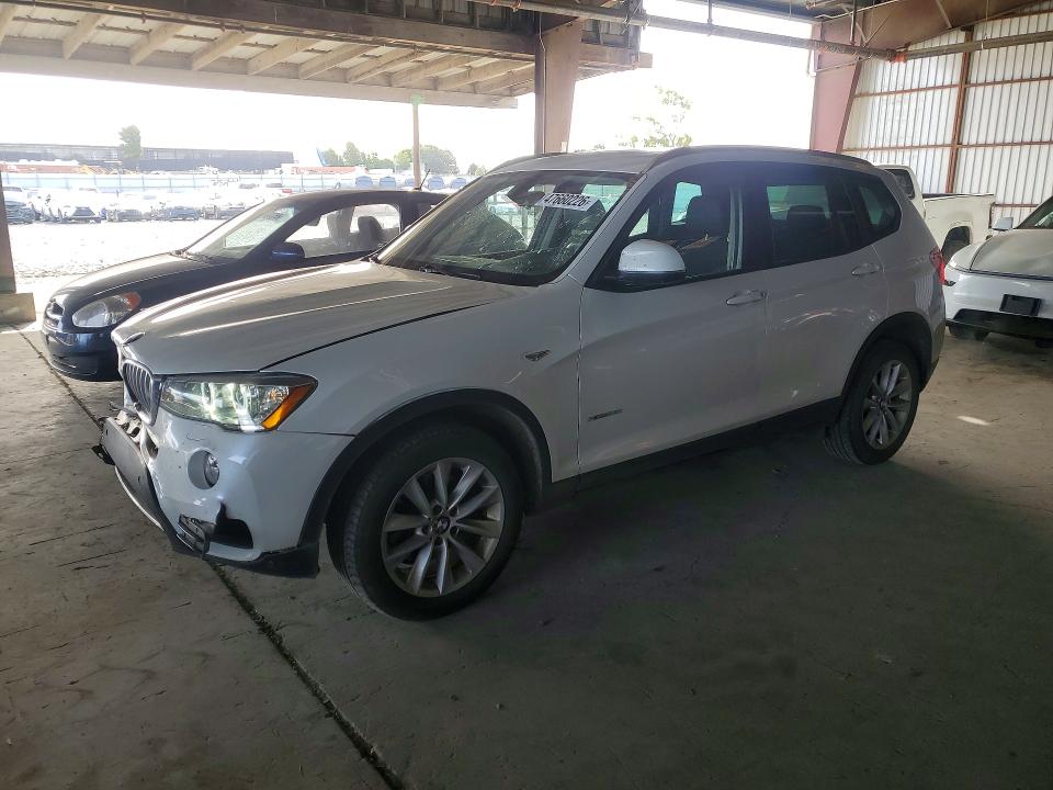 2017 BMW X3 — VIN 5UXWX9C54H0T11250