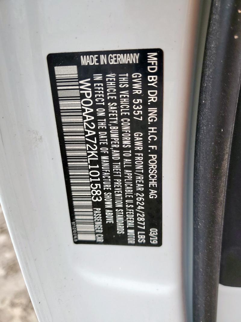 WP0AA2A72KL101583