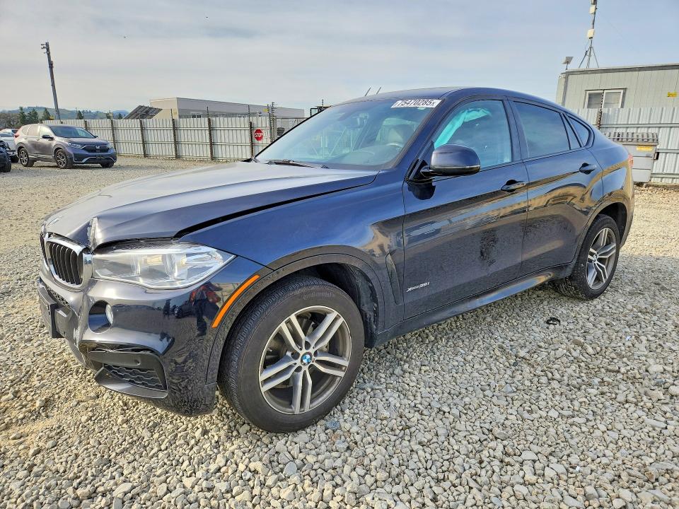 2018 BMW X6 XDRIVE3 — VIN 5UXKU2C56J0X50289