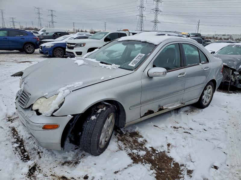 2004 MERCEDES-BENZ C 320 4MAT — VIN WDBRF84JX4F555532