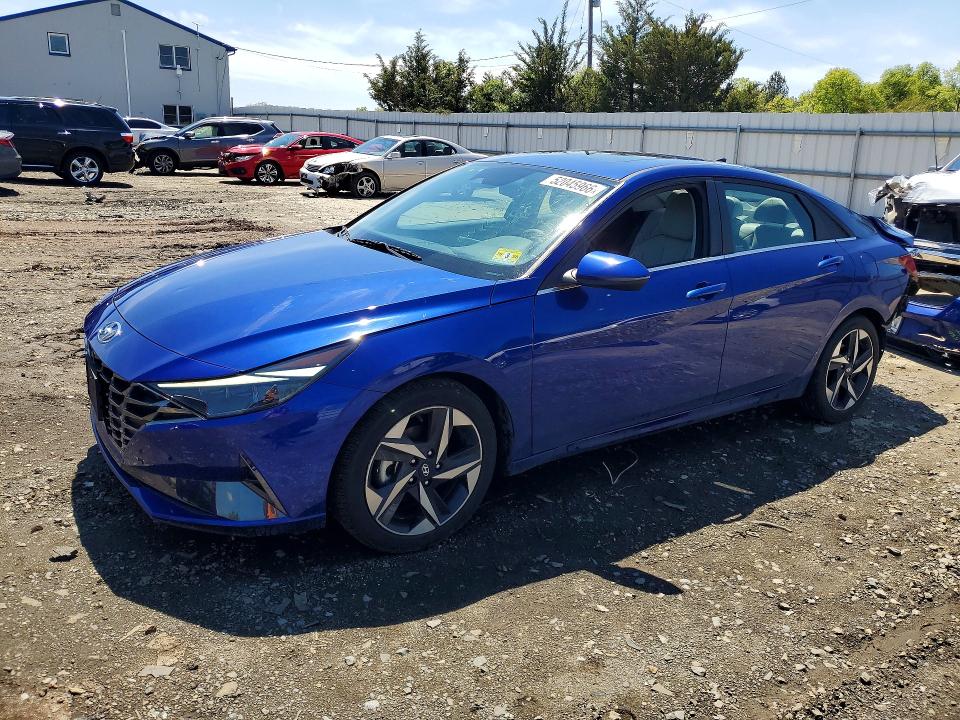 2021 HYUNDAI ELANTRA — VIN 5NPLP4AG6MH008611