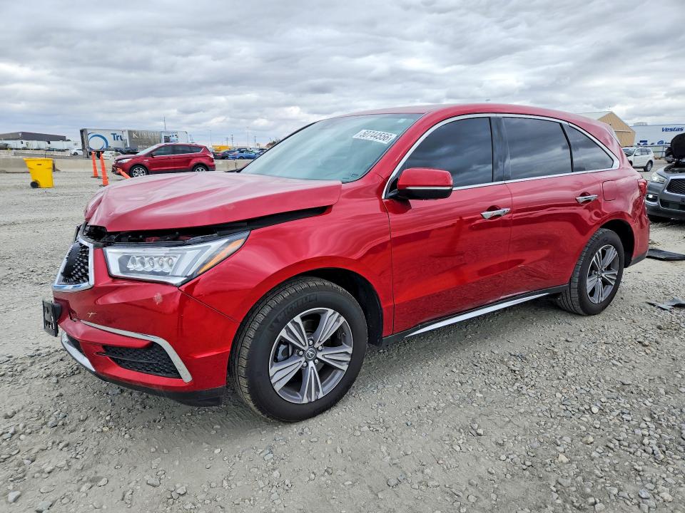 2019 ACURA MDX — VIN 5J8YD4H3XKL033393