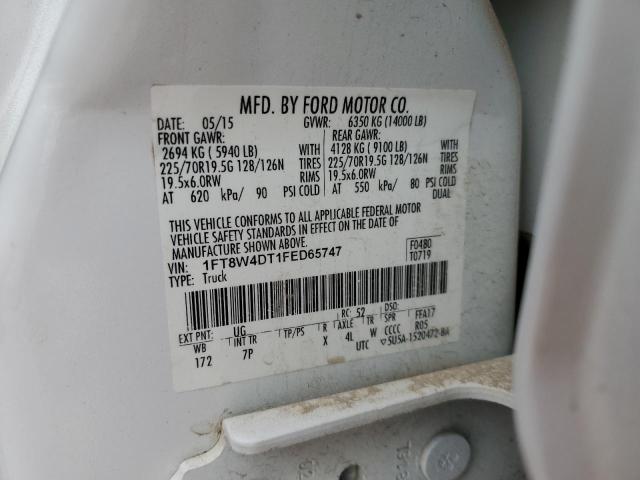 1FT8W4DT1FED65747