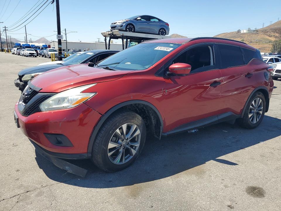 2017 NISSAN MURANO — VIN 5N1AZ2MG3HN142091