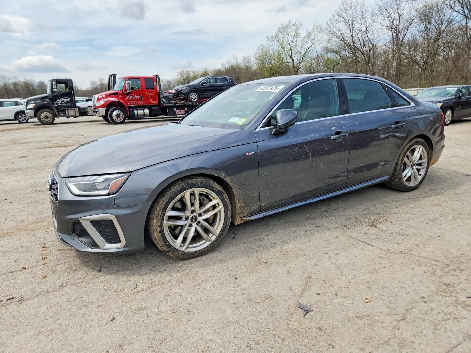 2022 AUDI A4 — VIN WAUEAAF42NN007087