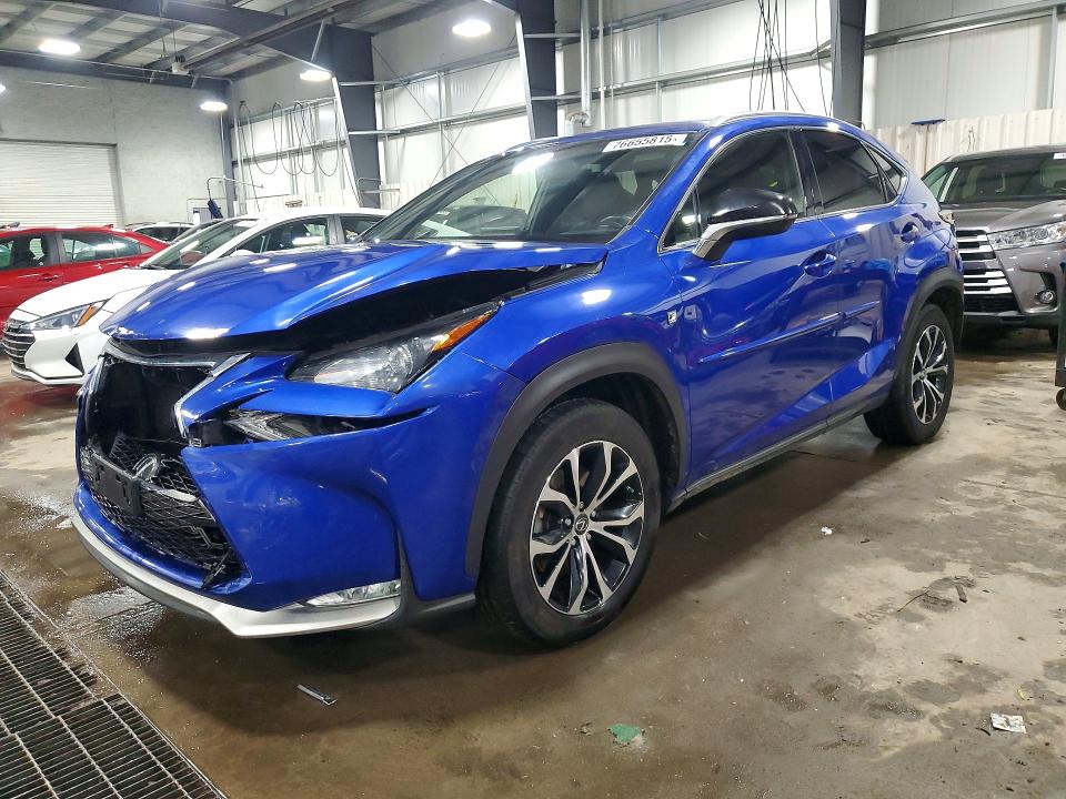 2016 LEXUS NX 200T — VIN JTJBARBZ5G2064388