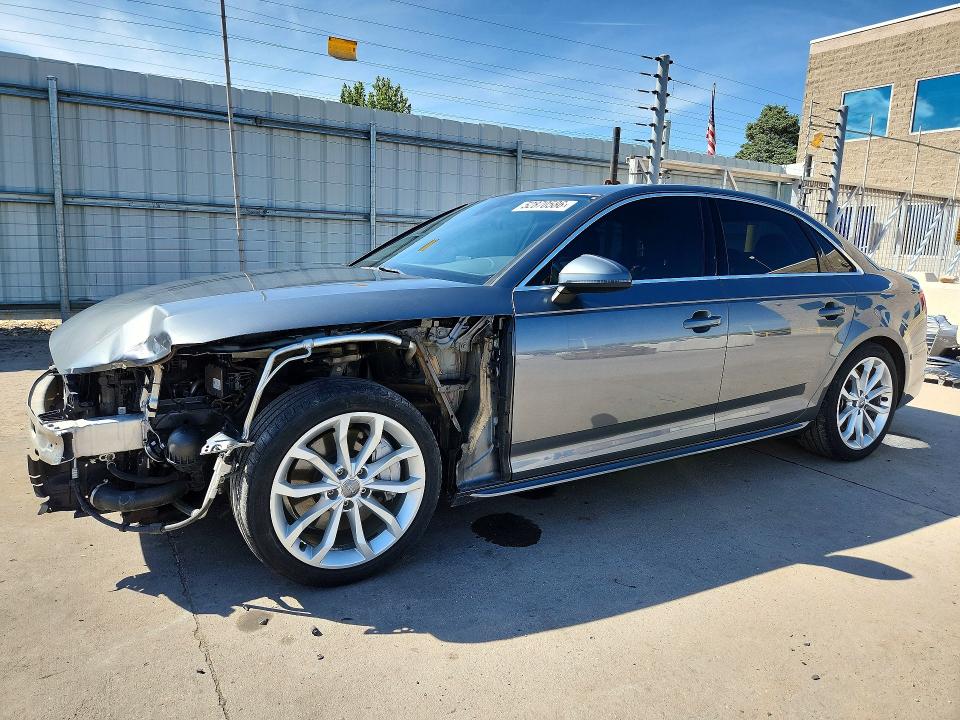 2019 AUDI A4 — VIN WAUDNAF4XKA044343