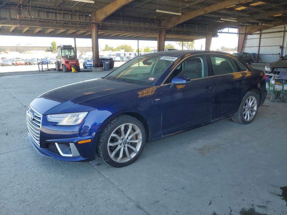 2019 AUDI A4 — VIN WAUDNAF48KA003208
