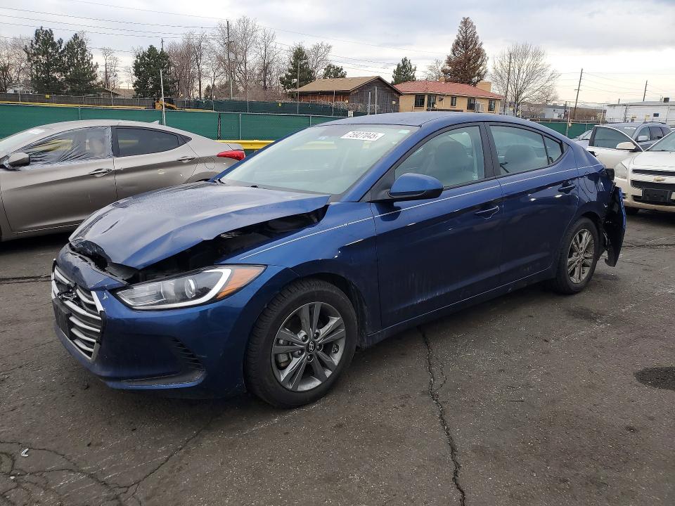 2018 HYUNDAI ELANTRA SE — VIN 5NPD84LF5JH343683