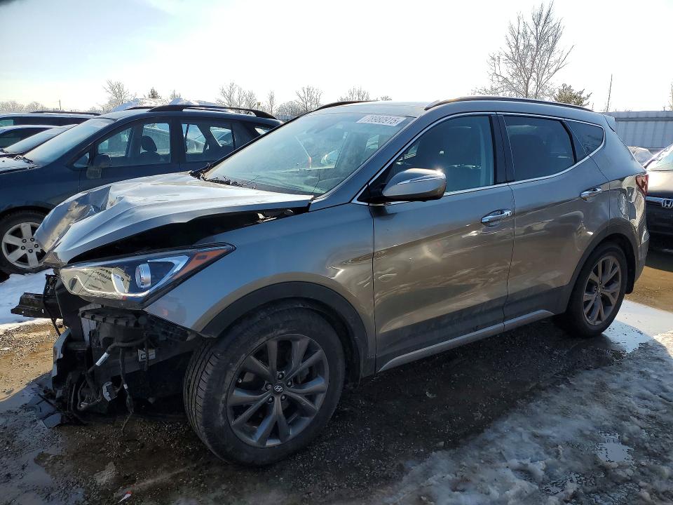 2018 HYUNDAI SANTA FE SPORT — VIN 5XYZUDLA9JG516196