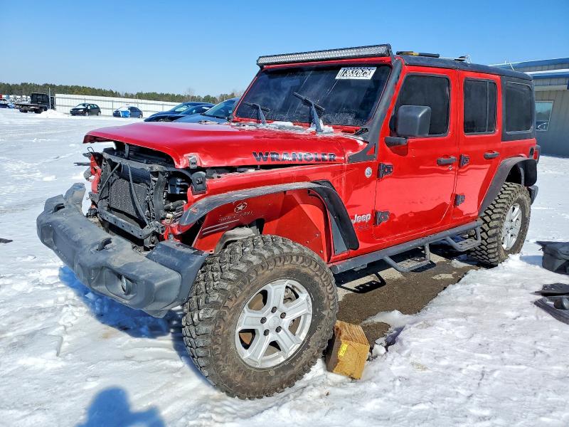2019 JEEP WRANGLER U — VIN 1C4HJXDN2KW639804