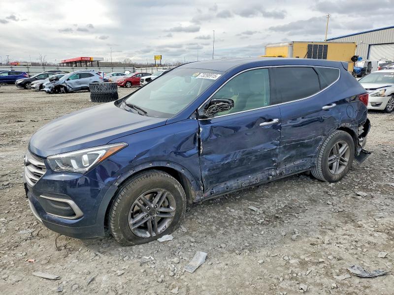 2018 HYUNDAI SANTA FE S — VIN 5XYZT3LB3JG526244