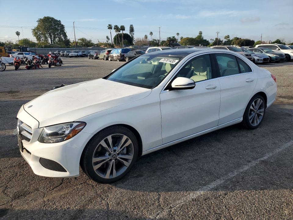 2018 MERCEDES-BENZ C — VIN WDDWF4JB5JR406844