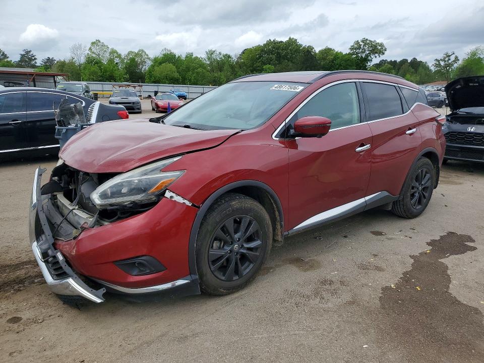 2018 NISSAN MURANO — VIN 5N1AZ2MG6JN189377
