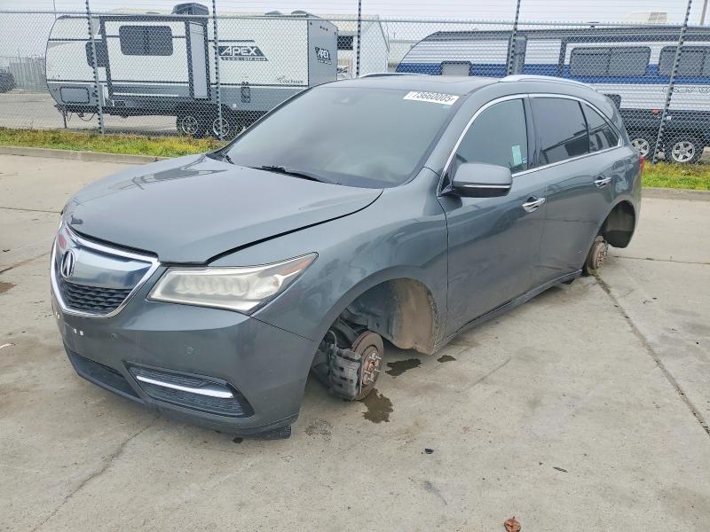 2016 ACURA MDX — VIN 5FRYD4H90GB016047