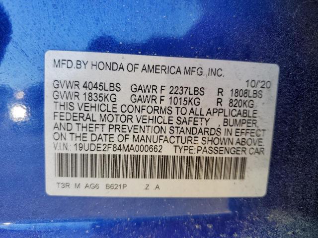 19UDE2F84MA000662