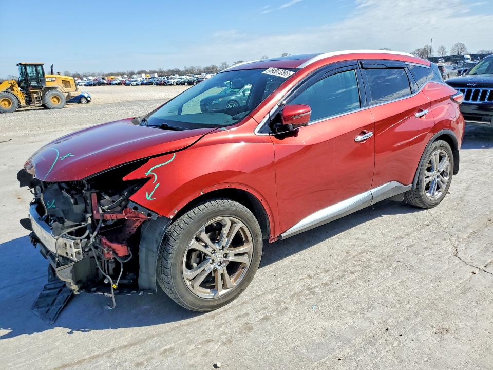 2016 NISSAN MURANO — VIN 5N1AZ2MH1GN165697