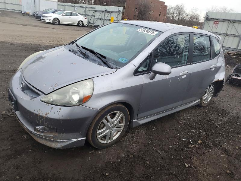 2007 HONDA FIT S — VIN JHMGD386X7S067571