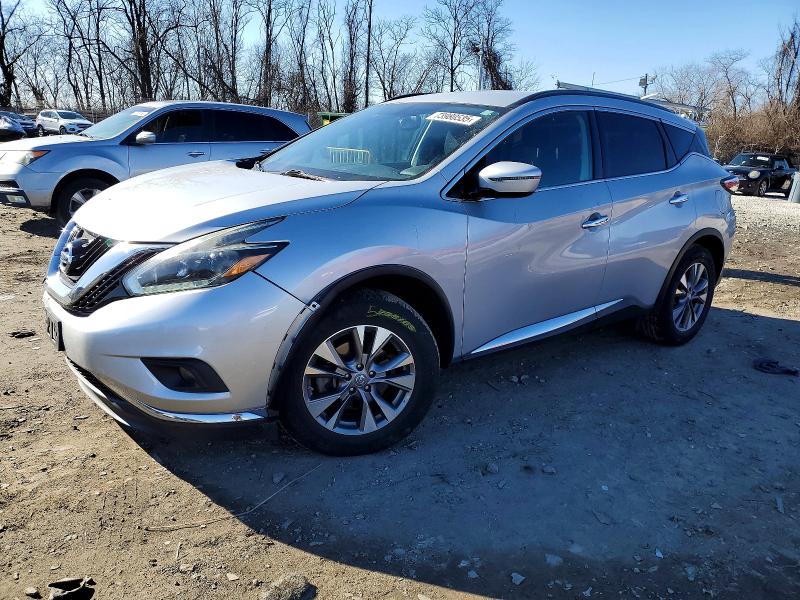 2018 NISSAN MURANO — VIN 5N1AZ2MH1JN134005