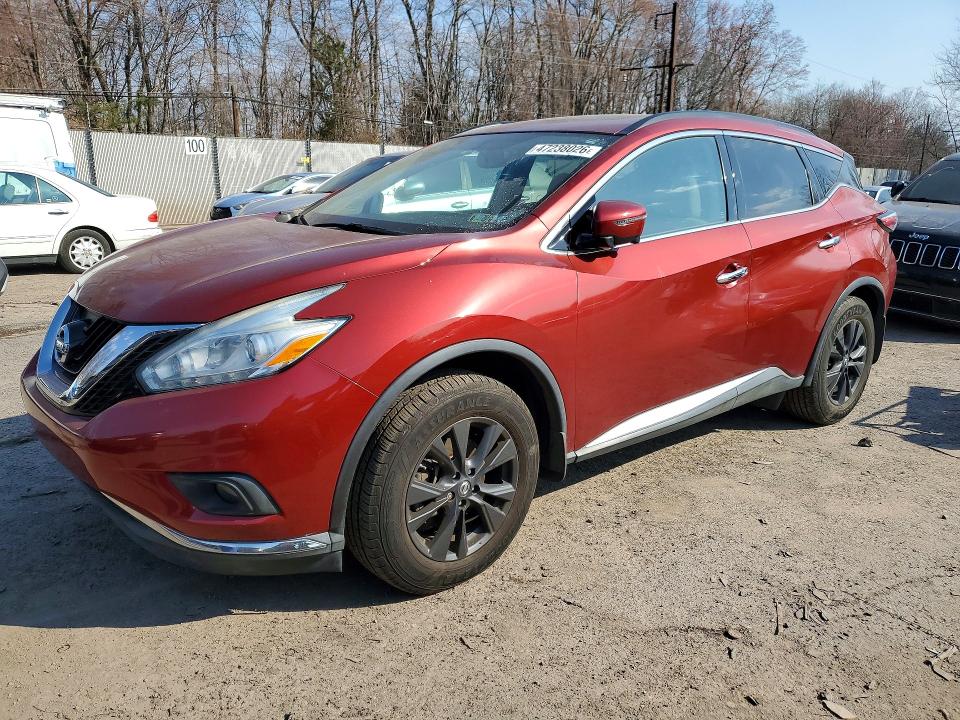 2017 NISSAN MURANO — VIN 5N1AZ2MHXHN167305