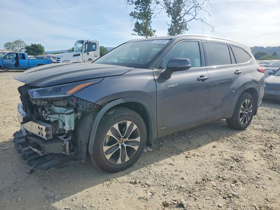2021 TOYOTA HIGHLANDER HYBRID — VIN 5TDHBRCH0MS530233