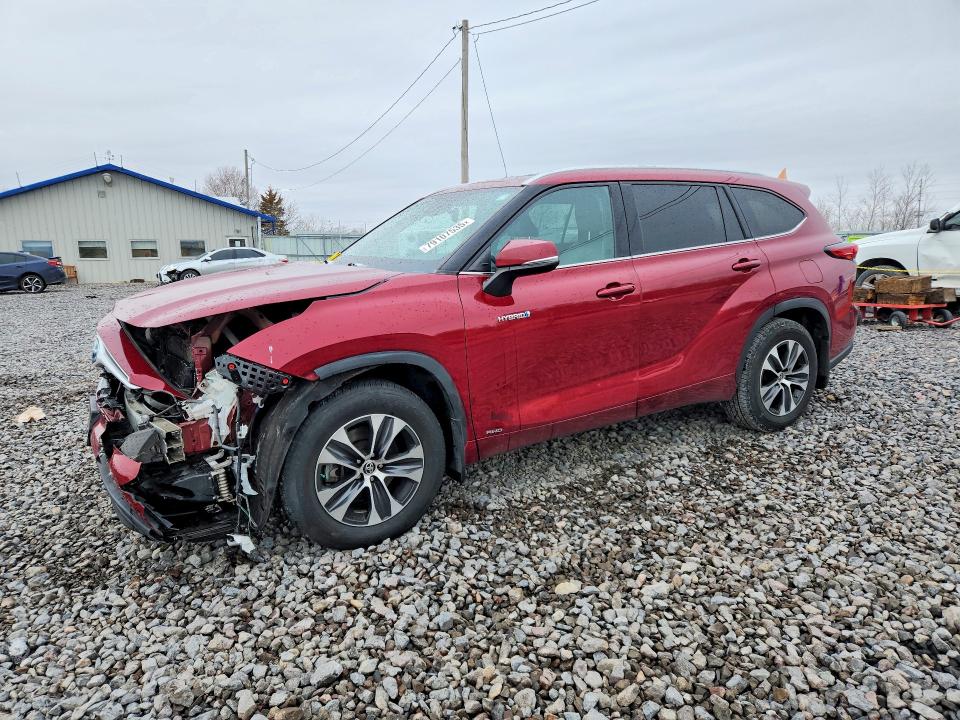 2021 TOYOTA HIGHLANDER HYBRID — VIN 5TDHBRCH8MS514491