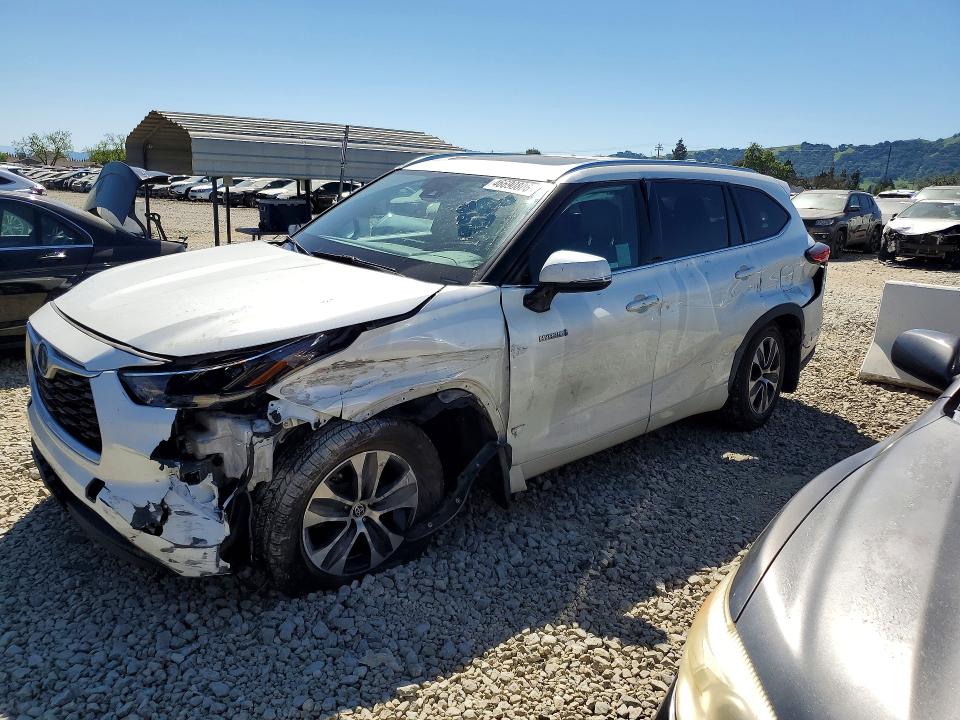 2021 TOYOTA HIGHLANDER HYBRID — VIN 5TDHARAH6MS505438