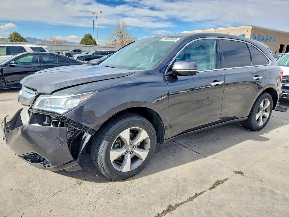 2016 ACURA MDX — VIN 5FRYD4H25GB040590