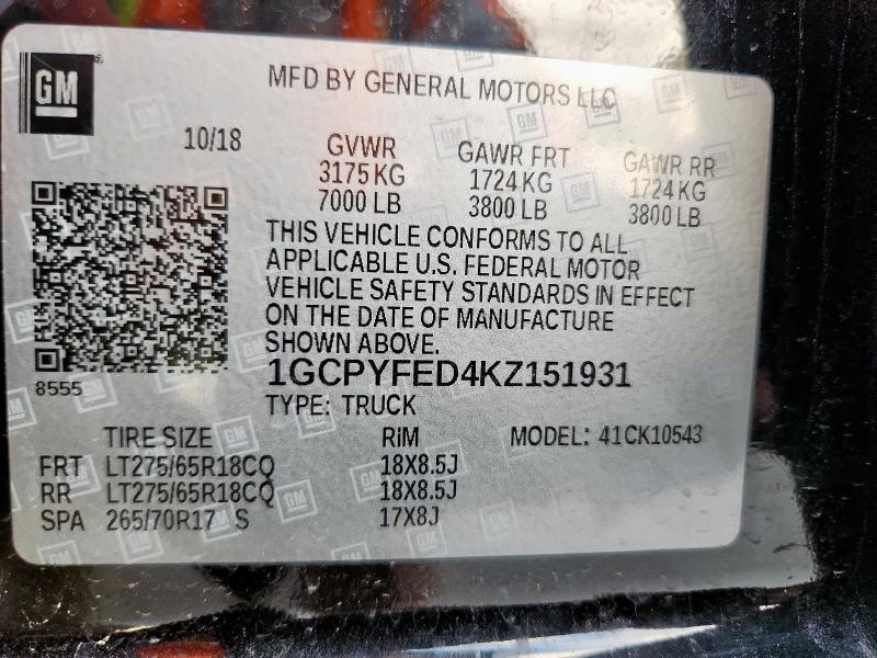 1GCPYFED4KZ151931