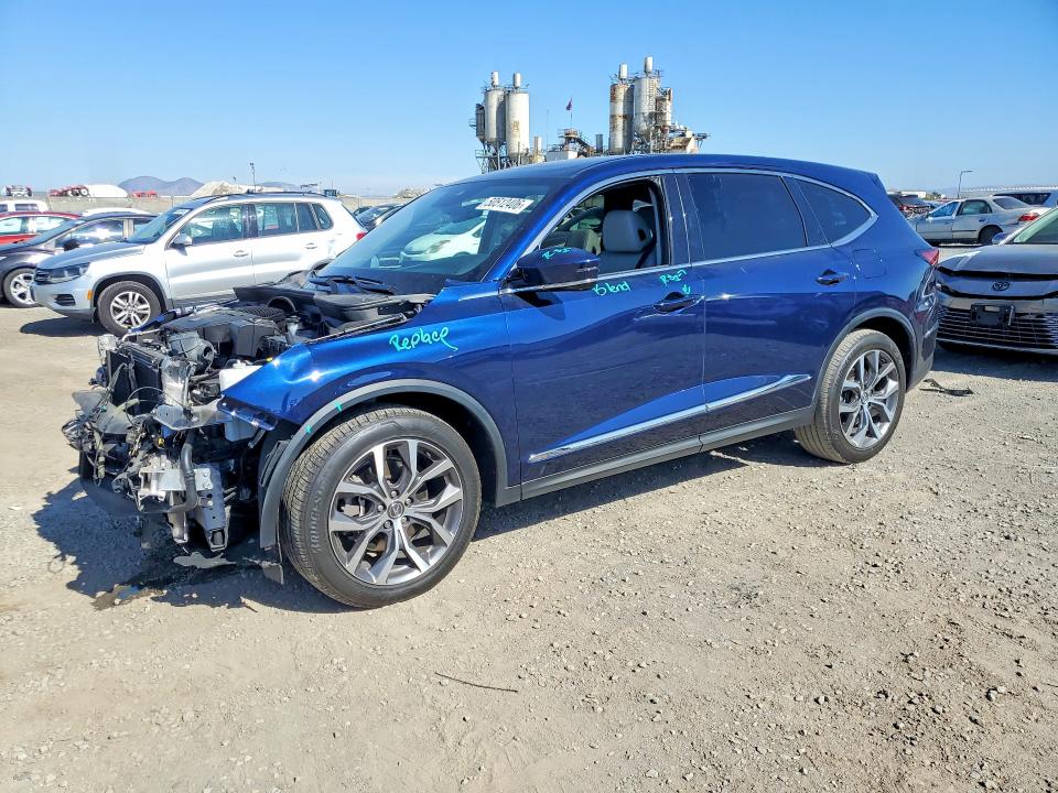 2022 ACURA MDX — VIN 5J8YD9H48NL008048