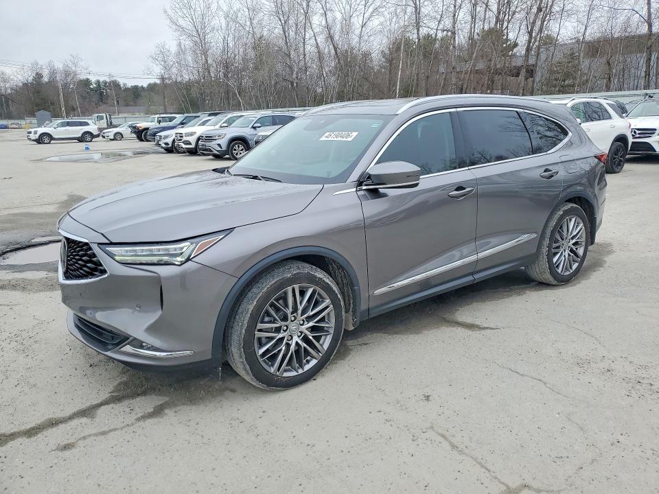 2022 ACURA MDX — VIN 5J8YE1H88NL032643