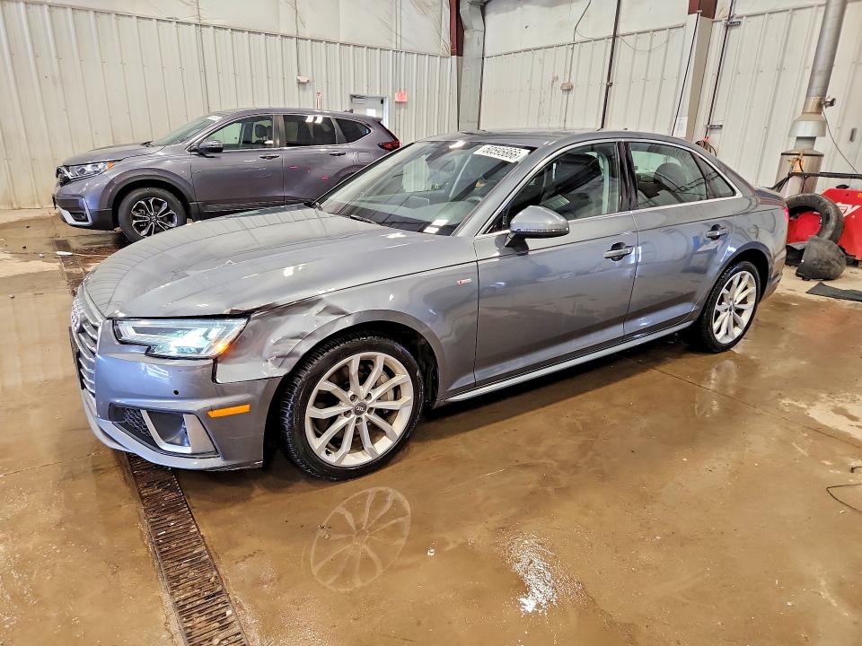 2019 AUDI A4 — VIN WAUENAF47KN003262