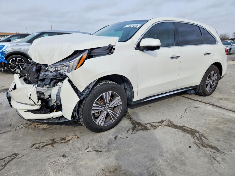 2019 ACURA MDX — VIN 5J8YD3H30KL005256