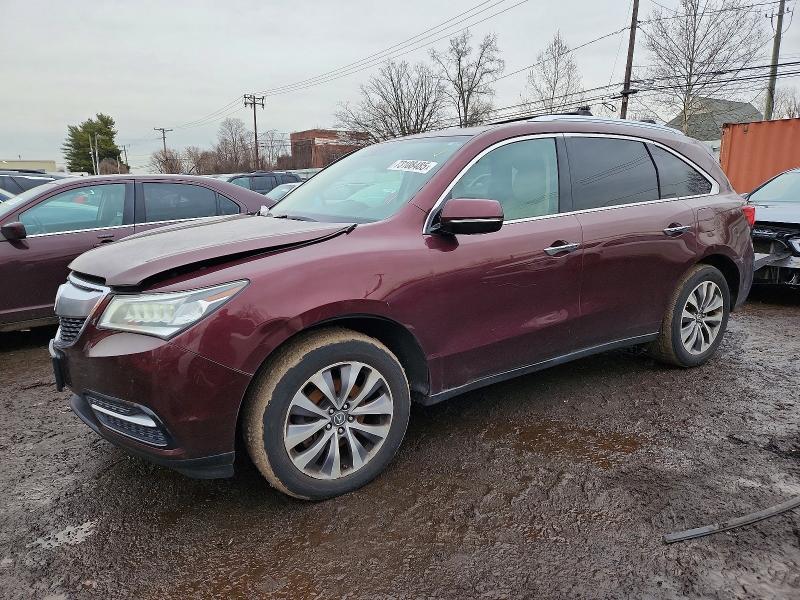 2014 ACURA MDX TECHNO — VIN 5FRYD4H47EB003488