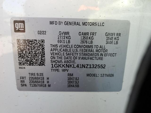 1GKKNKL41NZ132552