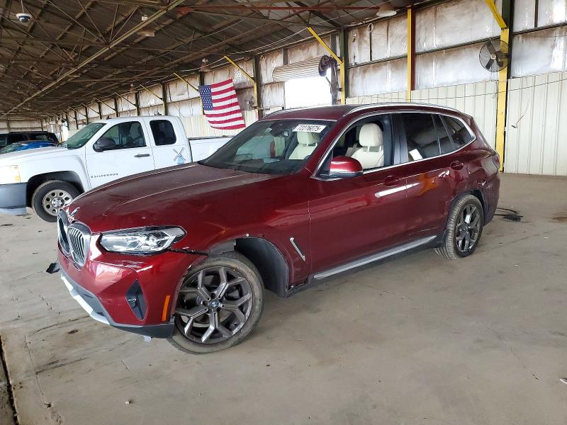 2022 BMW X3 SDRIVE3 — VIN 5UX43DP06N9K87898