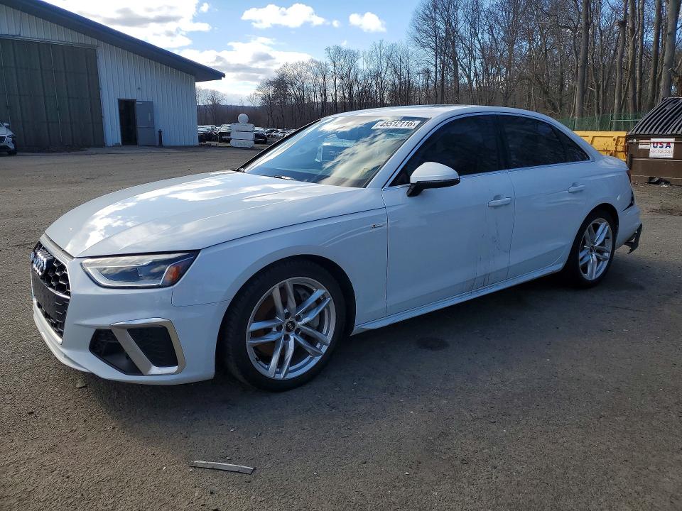 2022 AUDI A4 — VIN WAUEAAF43NA020910