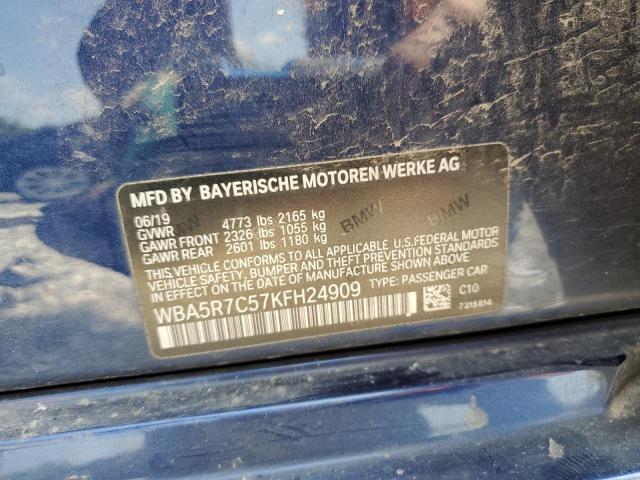 WBA5R7C57KFH24909