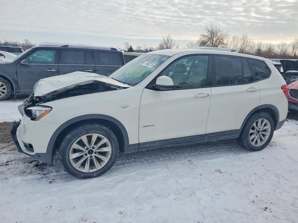 2016 BMW X3 — VIN 5UXWX9C53G0D90041