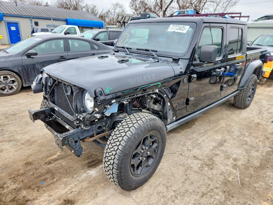 2022 JEEP GLADIATOR — VIN 1C6HJTAG5NL137722