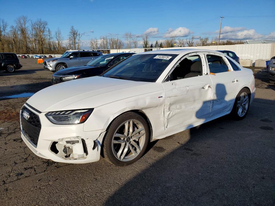 2024 AUDI A4 — VIN WAUEAAF46RA033589