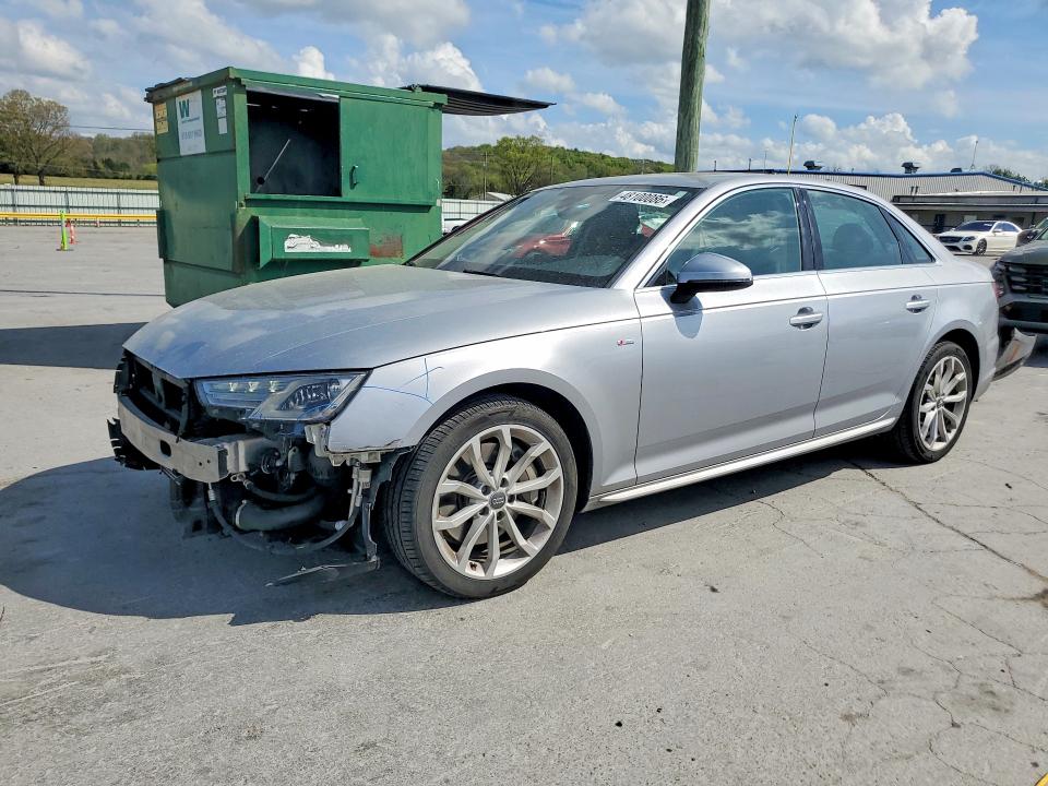 2019 AUDI A4 — VIN WAUDNAF41KA015071