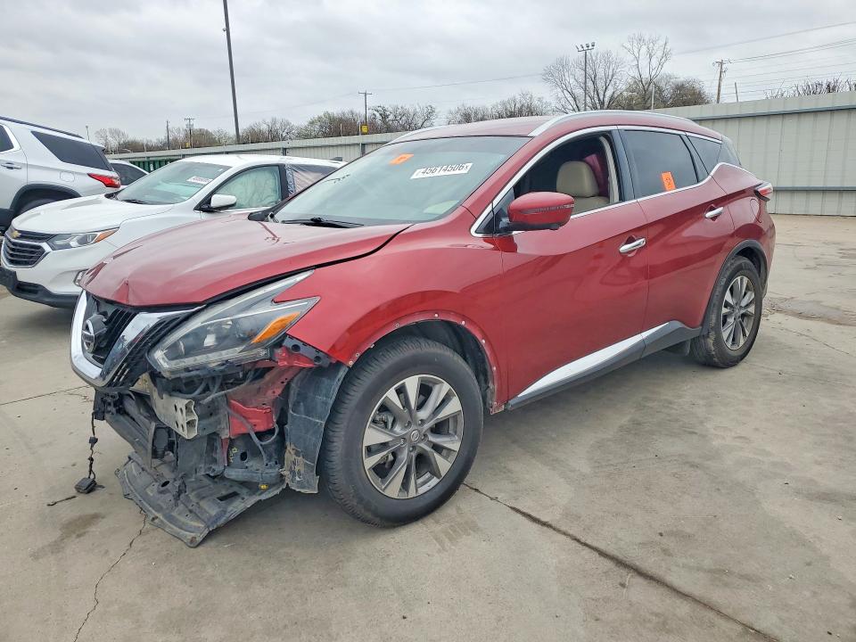 2018 NISSAN MURANO — VIN 5N1AZ2MG9JN192130