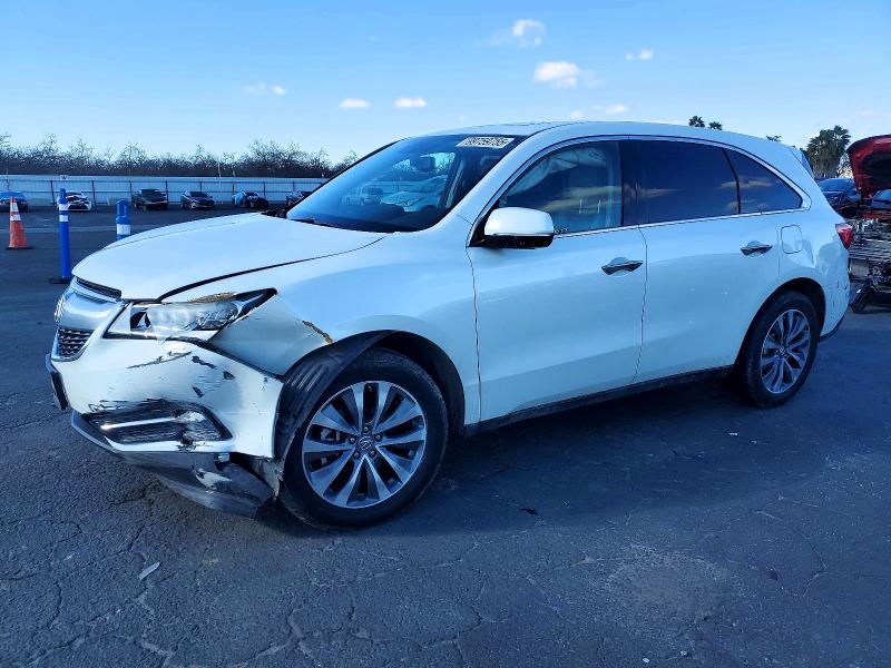 2015 ACURA MDX TECHNO — VIN 5FRYD3H43FB002186