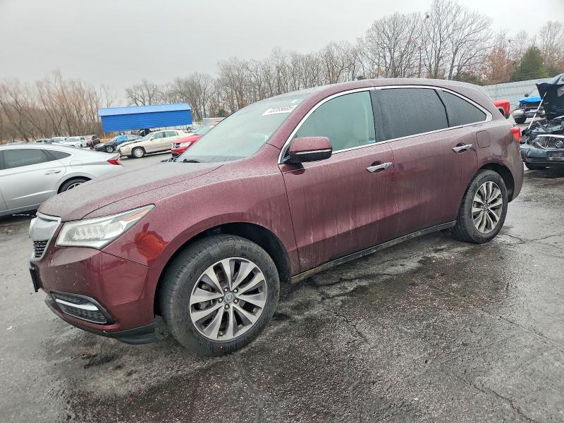 2016 ACURA MDX TECHNO — VIN 5FRYD4H48GB007679